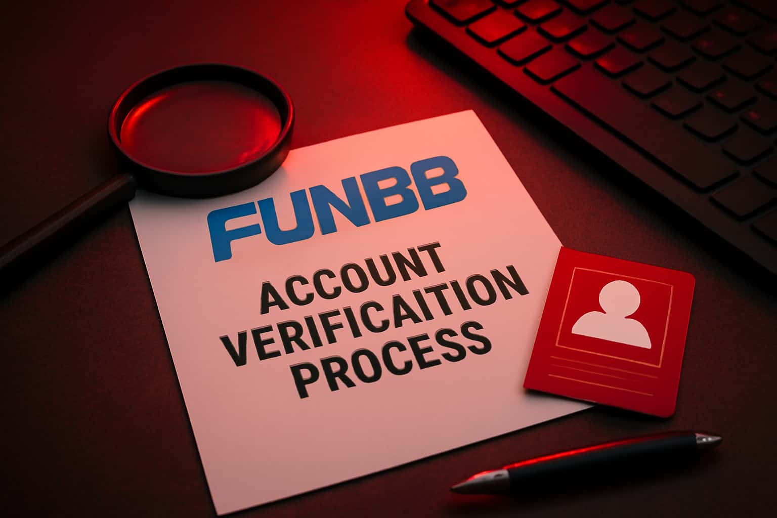 An informative visual representation of the Fun88 account verification process.