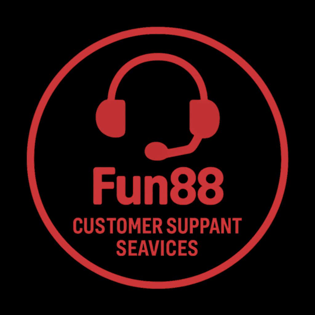A professional badge representing Fun88 Customer Support Services.