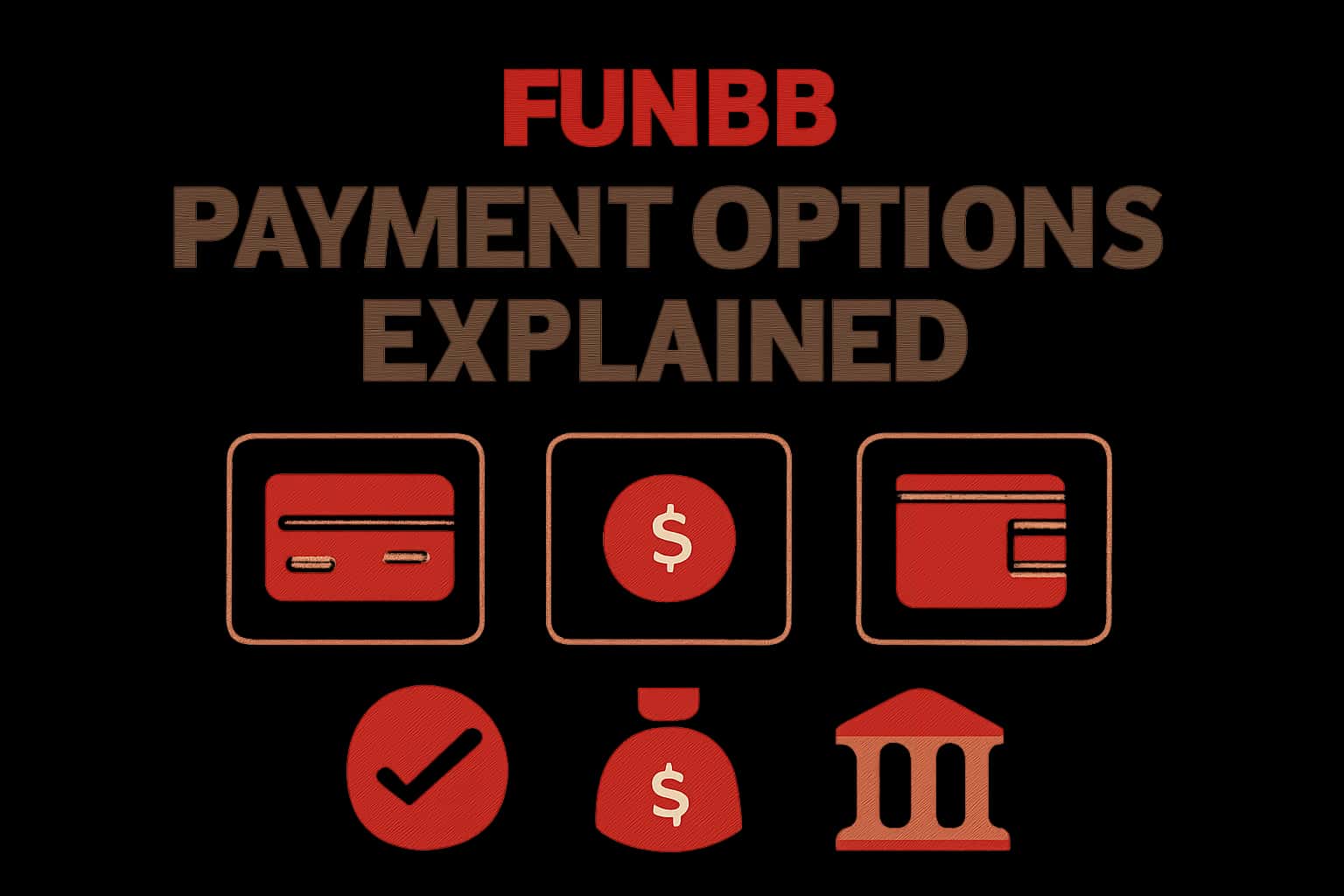 Informational scene depicting Fun88 payment options.