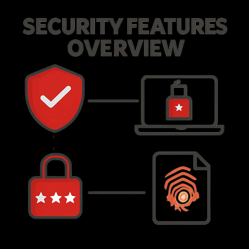 Diagram illustrating Fun88 security features.