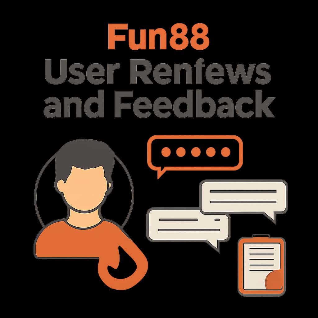 An educational diagram illustrating the key aspects of user feedback on Fun88.