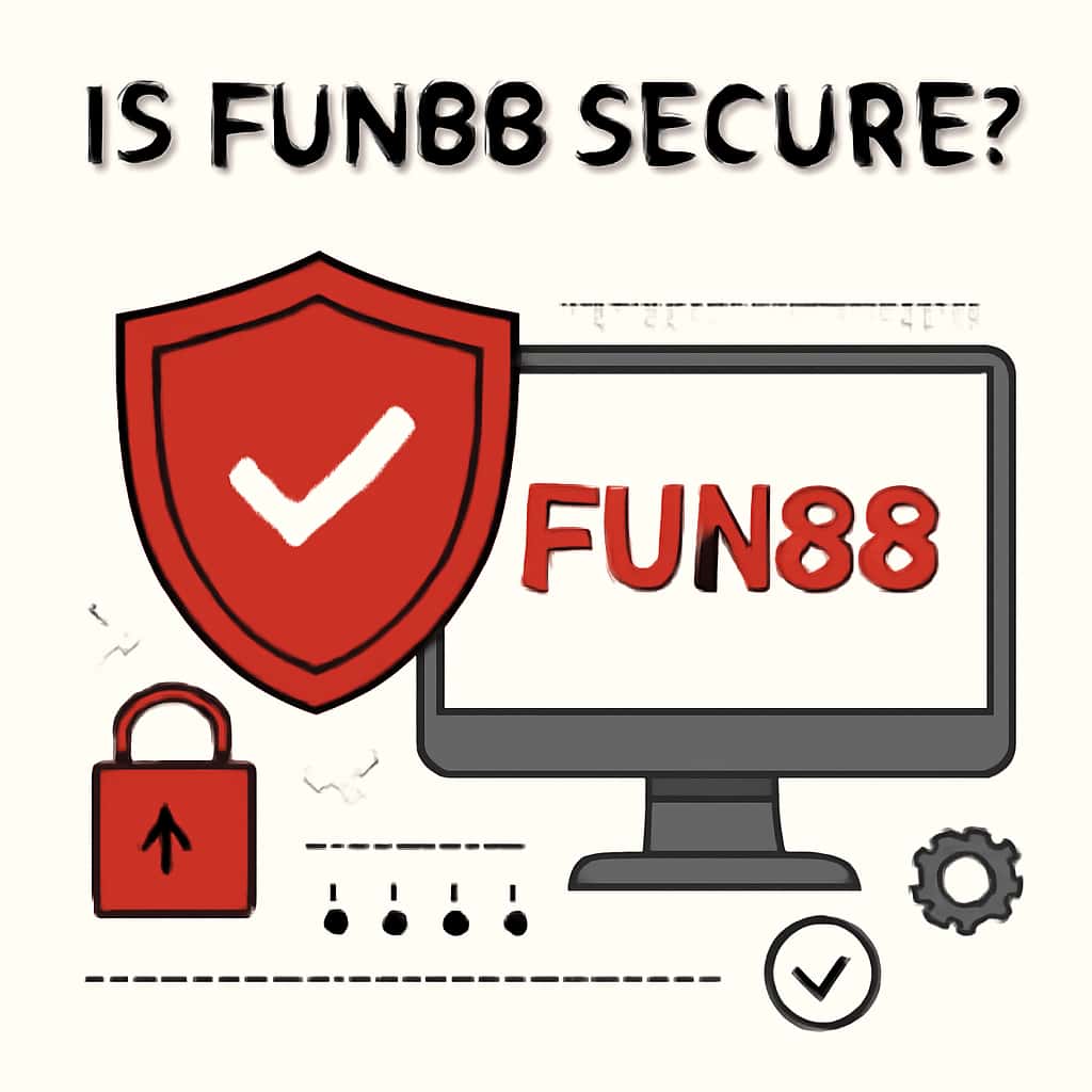 Diagram illustrating security features of Fun88.