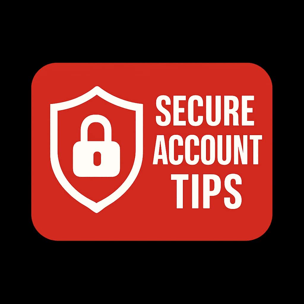 Icon representing security tips for Fun88 accounts.
